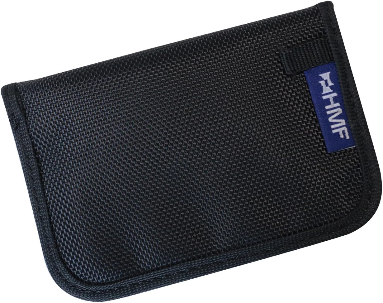 HMF RFID Blocker für Autoschlüssel und Kreditkarten 8,5 x 13 x 1,2 cm