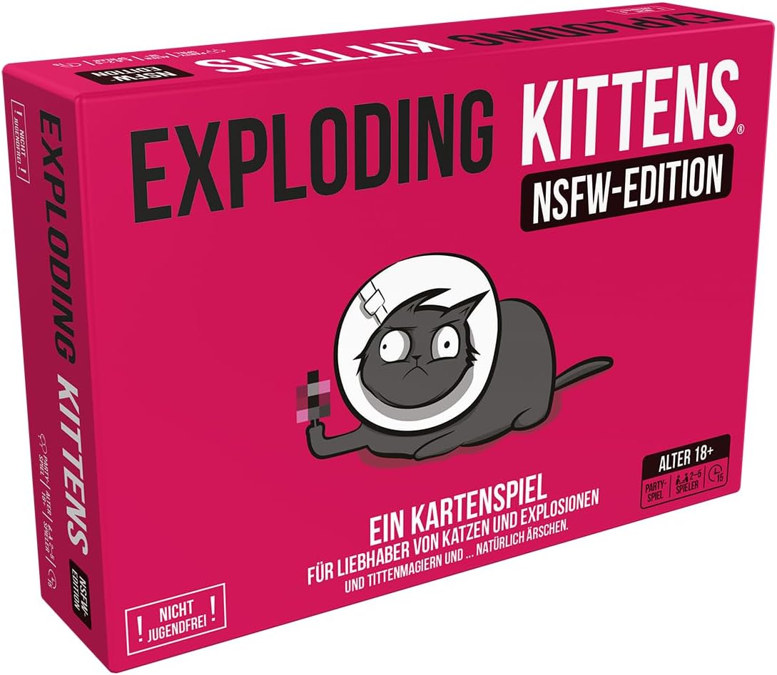 Exploding Kittens: NSFW Edition Grundspiel Partyspiel ab 18 Jahre