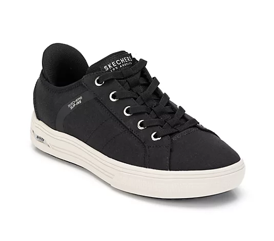 Sneaker, Schwarz, Canvas, Low-Top, Schnürschuh