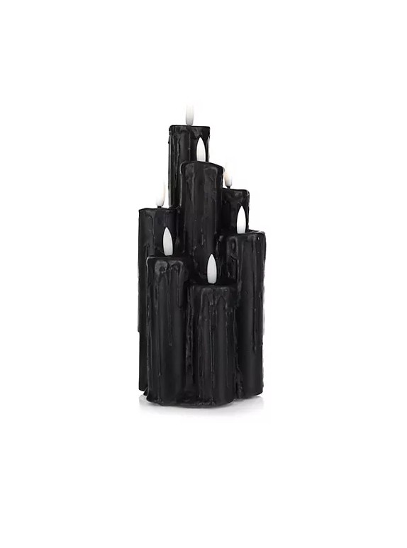 ELAMBIA LED-Kerze 7in1 verschmolzen Flamme Luma schwarz