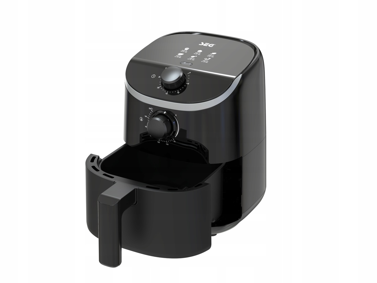 SEG Heißluftfritteuse 2 Liter AirFryer Fryer Fritteuse 900 Watt