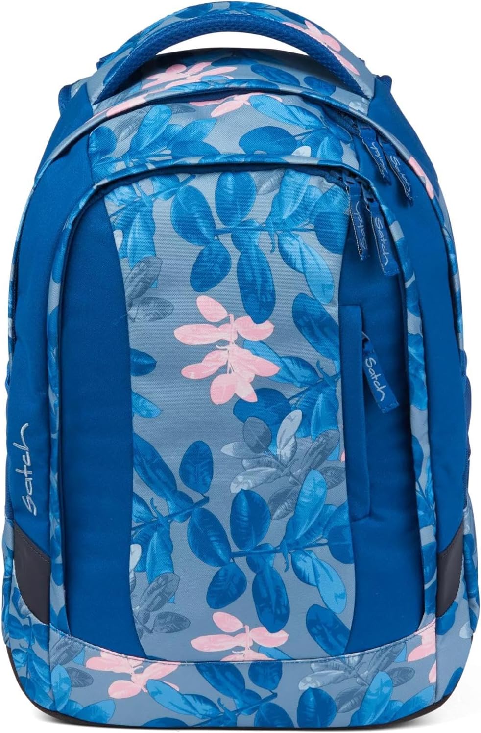 Satch Sleek Schulrucksack - ergonomisch, 24 Liter, extra schlank - Summer Soul - Blau