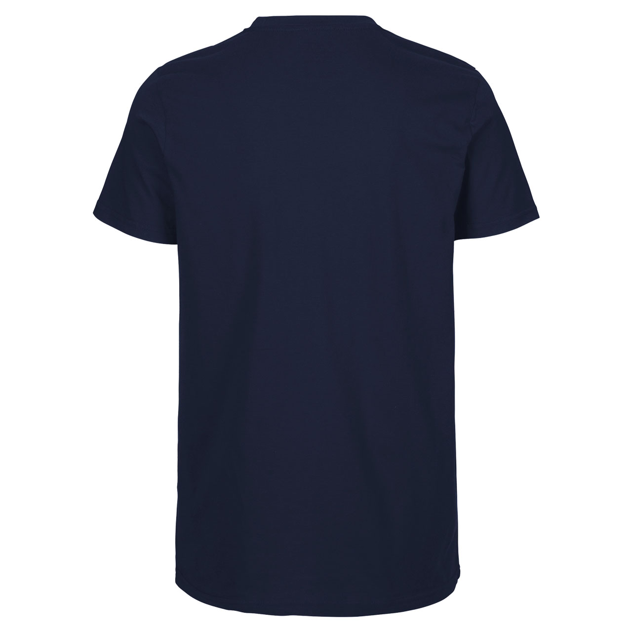 T-Shirt, Kurzarm, Rundhalsausschnitt, Dunkelblau, Unifarben