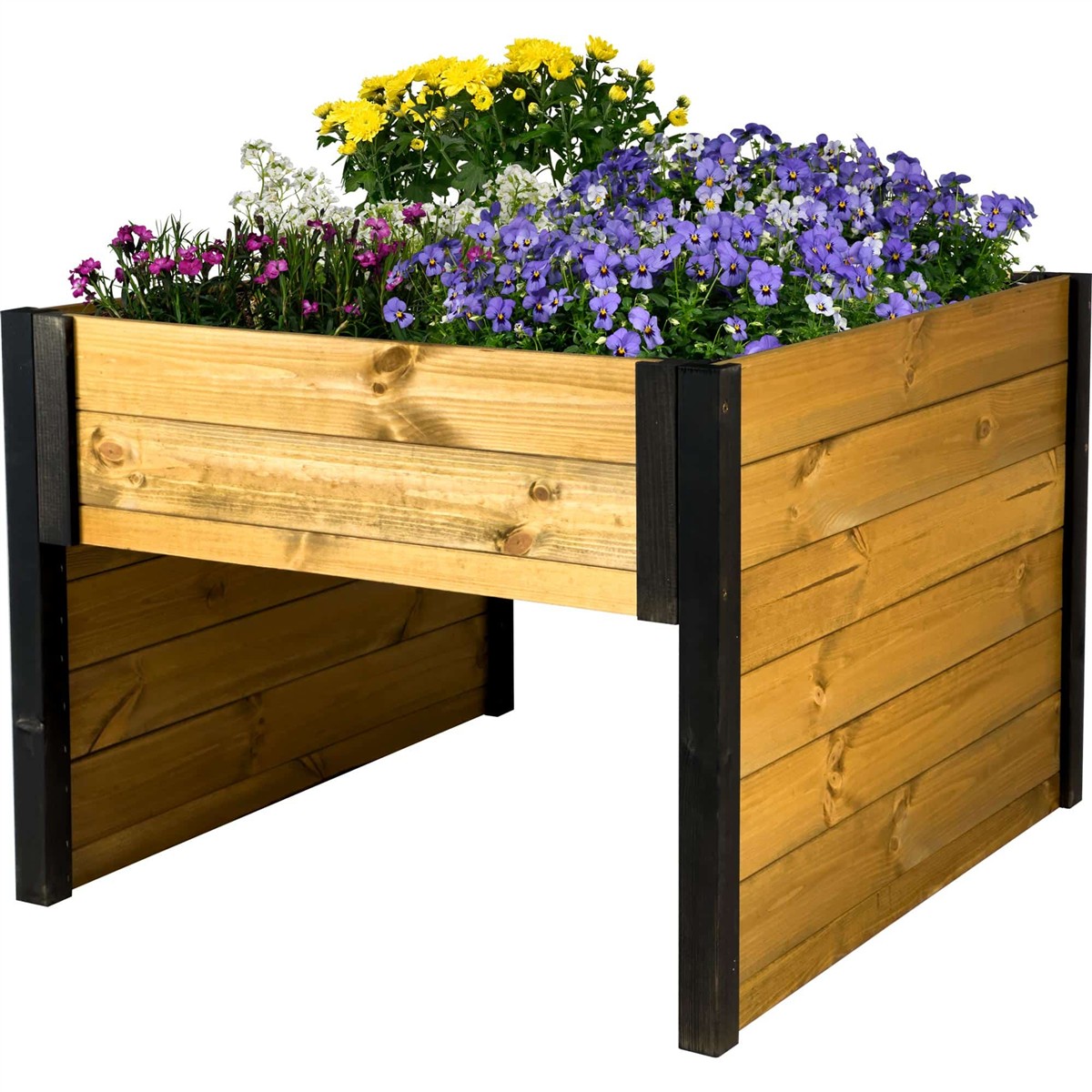 Dobar Mährobotergarage mit integriertem Pflanzkasten Gartendekoration