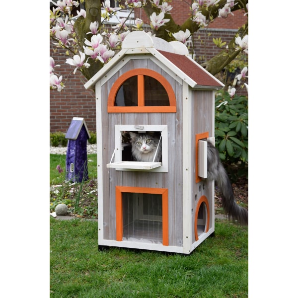 Dobar Katzenhaus aus Holz Fancy Cat