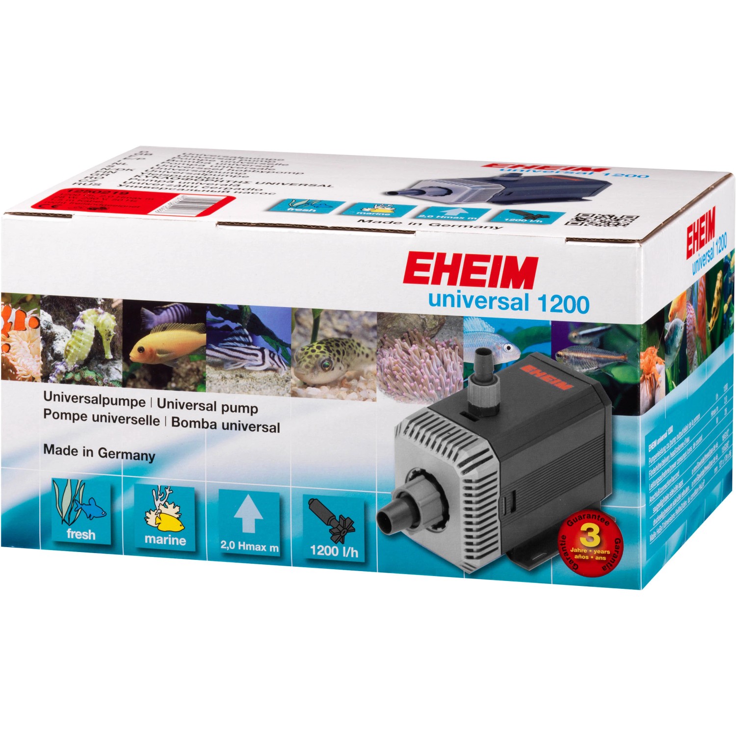 Eheim Aquarium Pumpe Universal 1.200