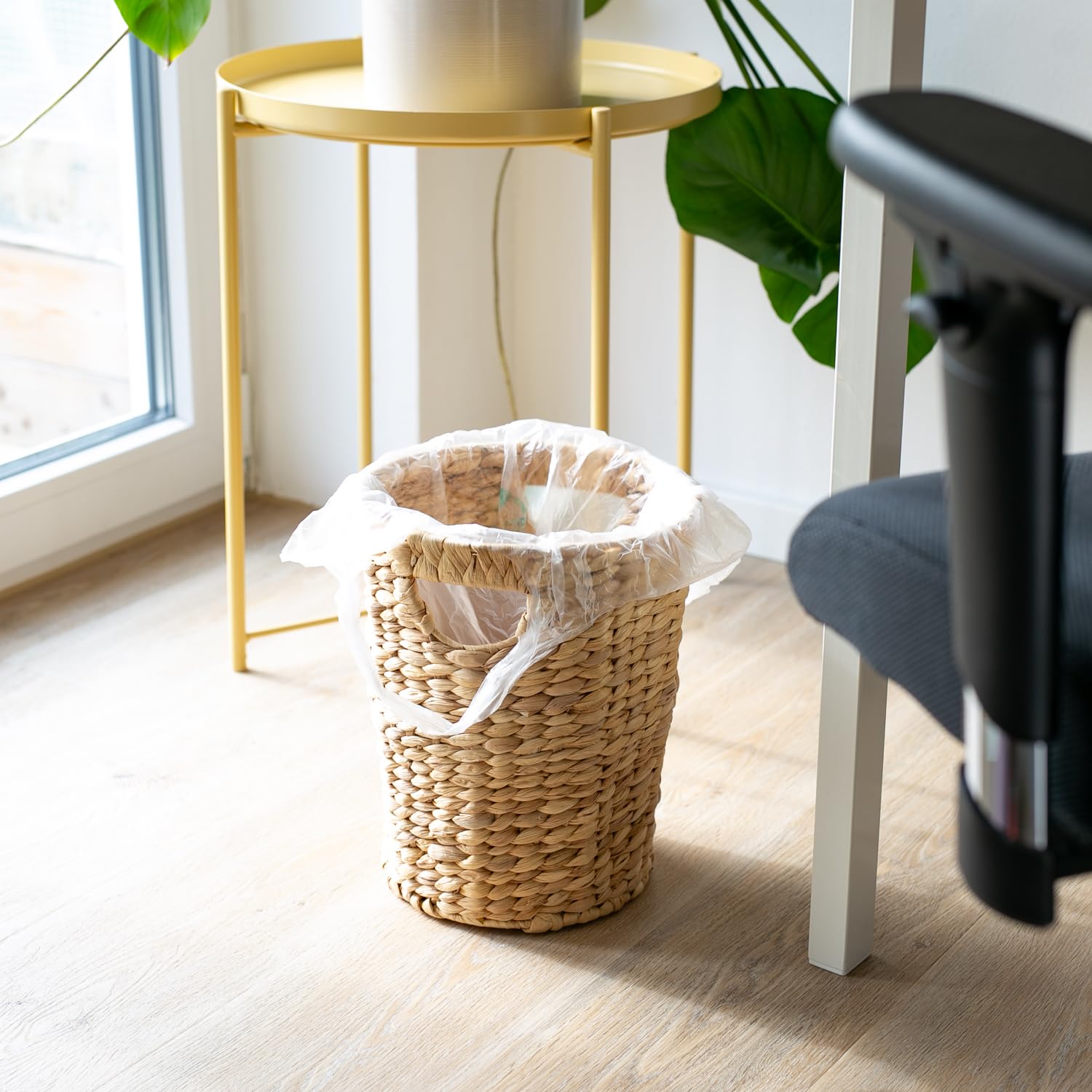 HMF Papierkorb Mülleimer Büro Wasserhyazinthe Pglanztopf Wäschesammler