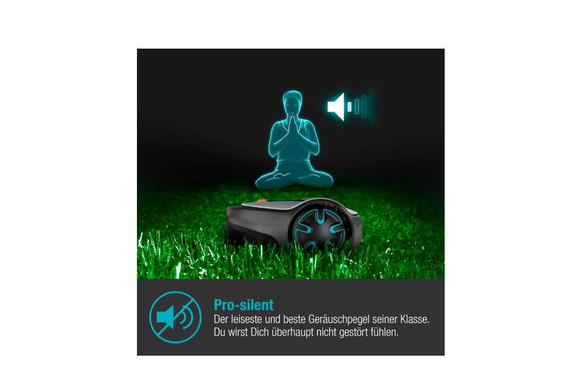 Gardena Mähroboter Sileno minimo 250 m² Gartenmähroboter Rasen mähen