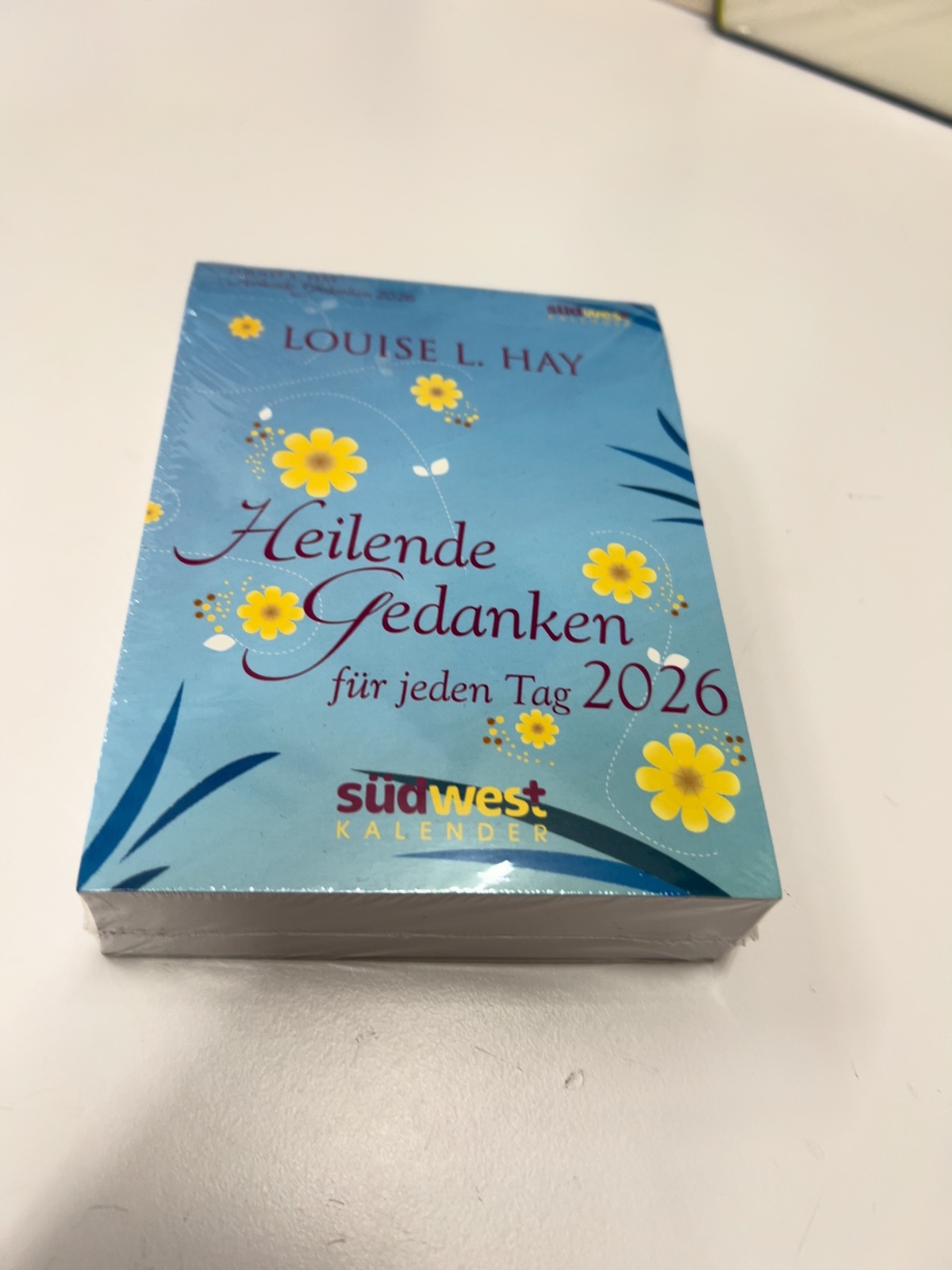 Kalender, Tageskalender, Jahreskalender, Kartenkalender, Blumenmotiv