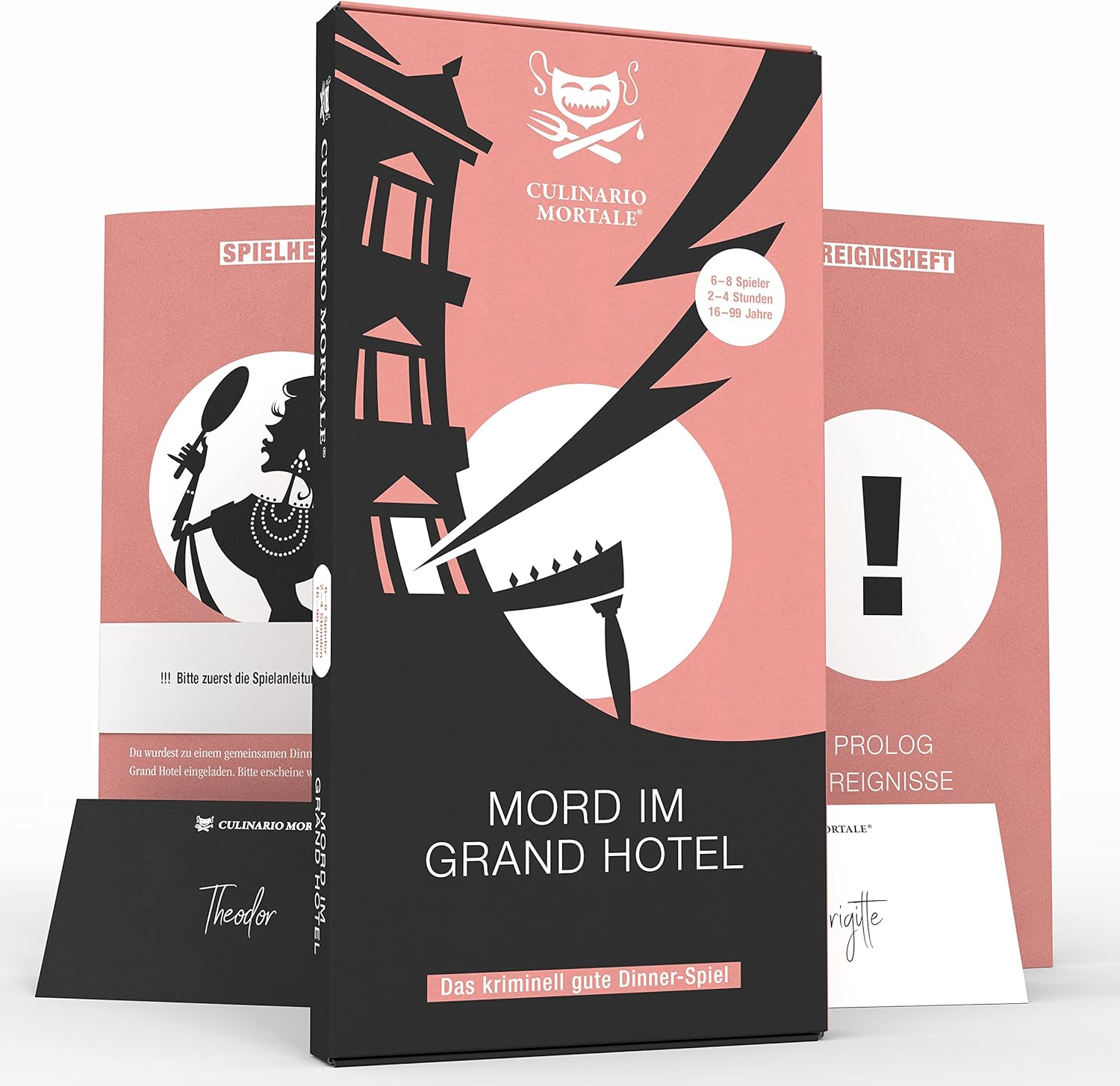 CULINARIO MORTALE – Mord im Grand Hotel Krimidinner für Zuhause Krimispiele