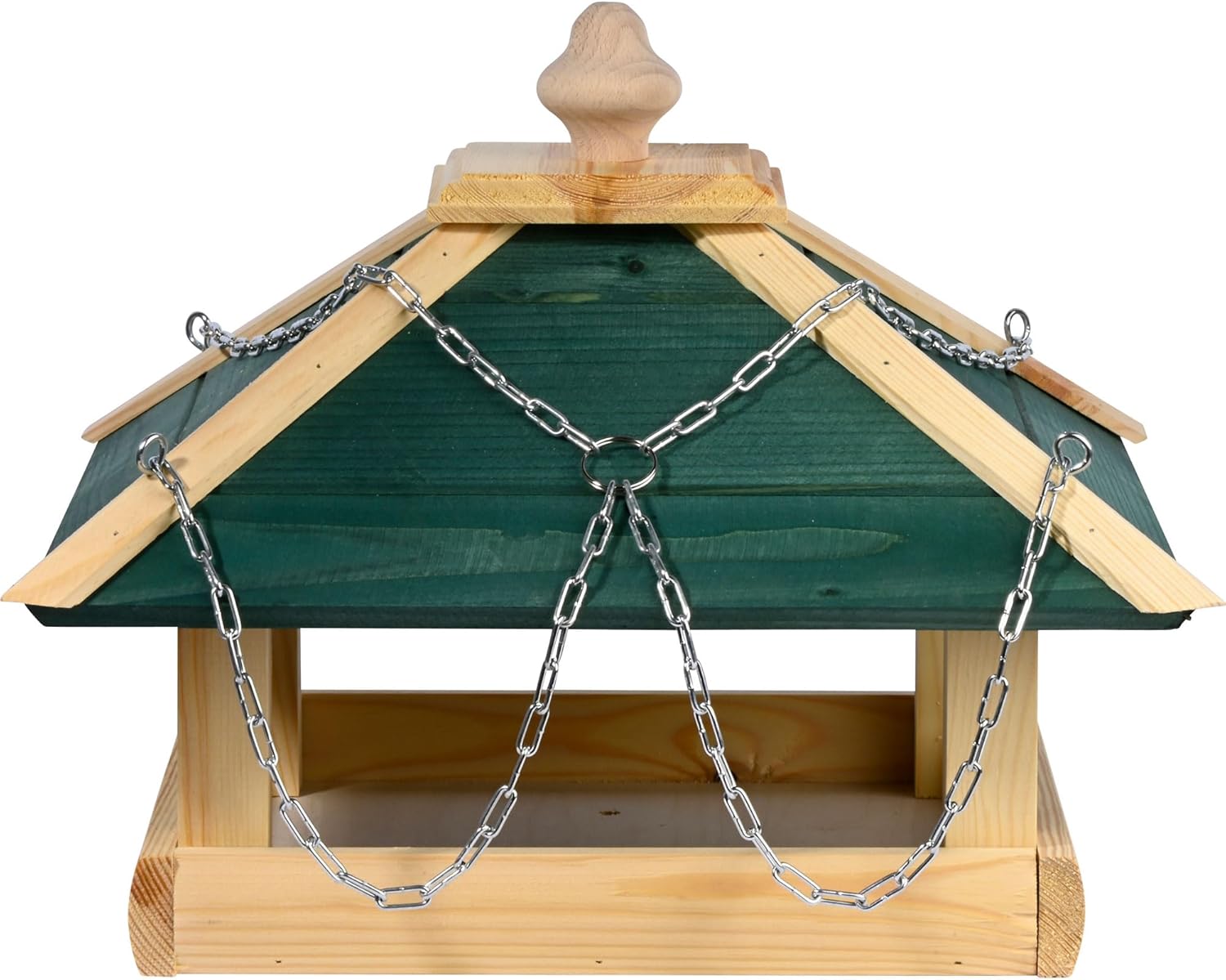 Dobar Vogelfutterhaus Narsaq mit Kette zum Aufhängen Futterstation Wildvogelfutterplatz
