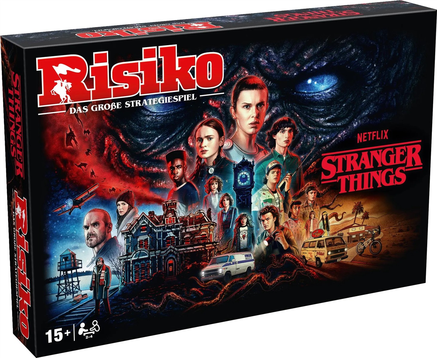 Risiko - Stranger Things Brettspiel Strategie Gesellschaftsspiel