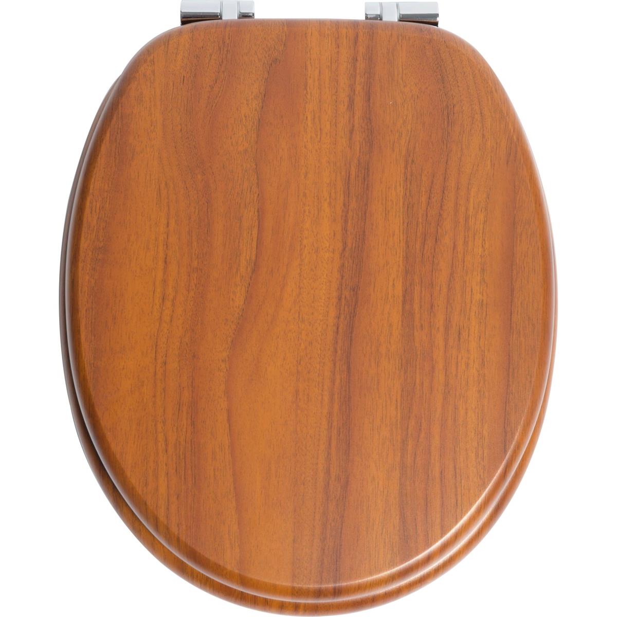baliv WC Sitz Lules mit Absenkautomatik Holzkern Braun