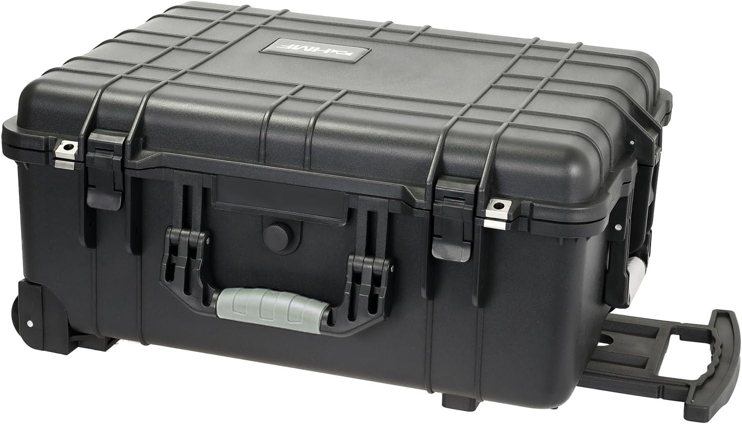 HMF Outdoor-Trolley ODK400 Fotokoffer mit Rasterschaumstoff 58,5 x 45 x 27,5 cm Schwarz