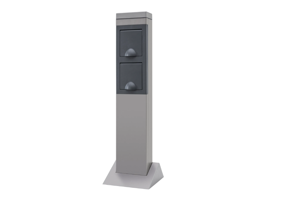 2-fach Steckdose SteelCraft ohne Zuleitung