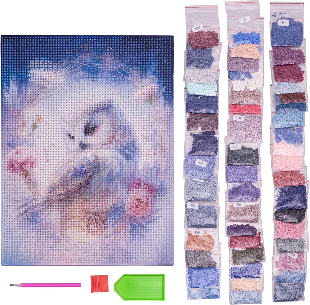 puzzle, Leinwand, Diamant-Puzzle, Perlen, Set