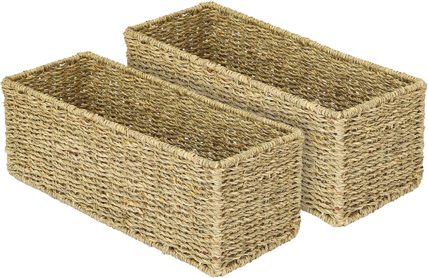 HMF Badkorb 2er Set Seegras 38x15x14 cm