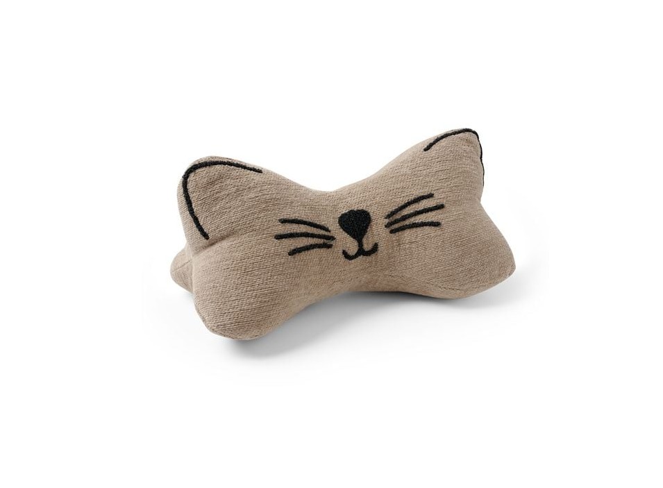 Leseknochen Miezekatze braun Lesekissen