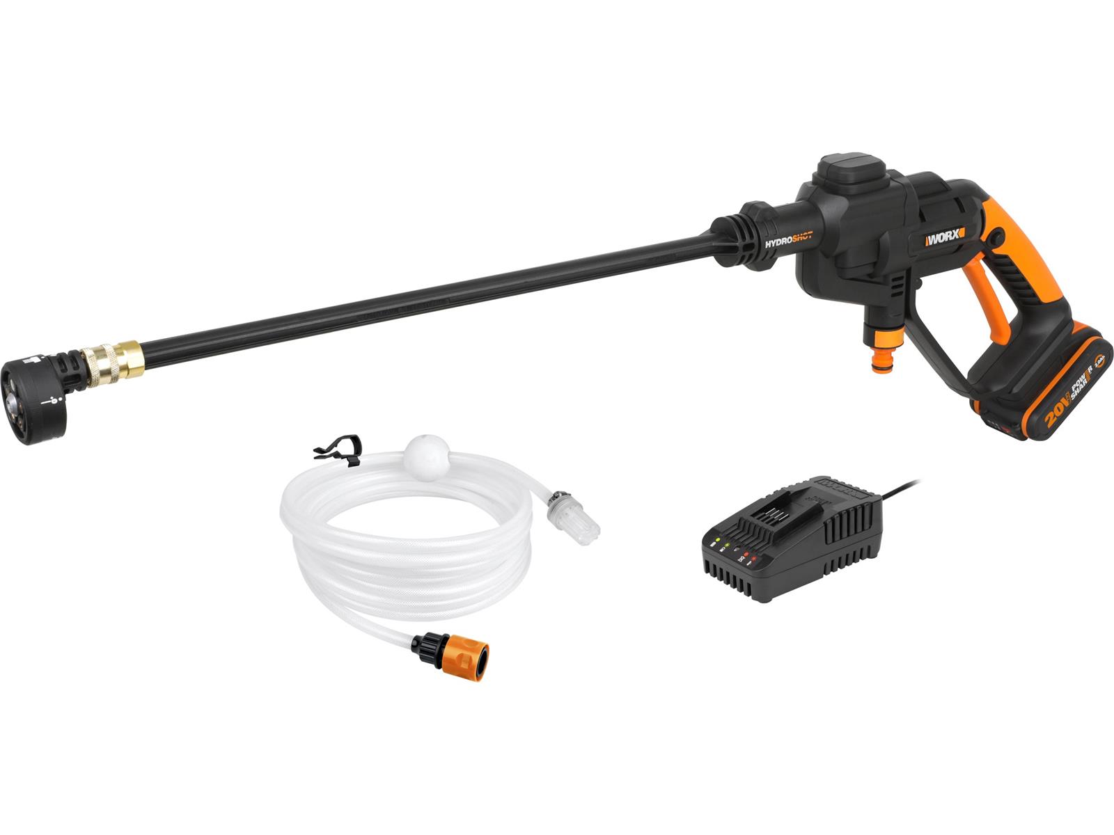 Worx Akku Mitteldruckreiniger Hydroshot WG620E 20 V Set
