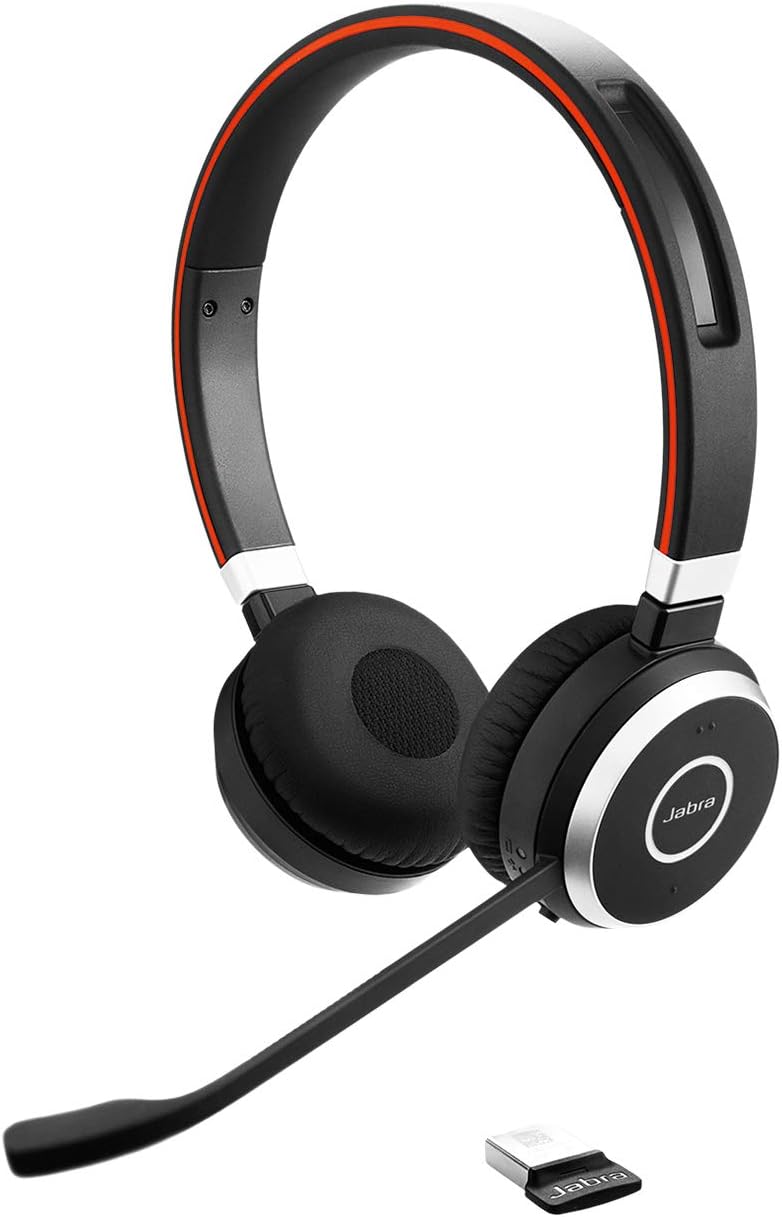 Jabra Evolve 65 SE Schnurloses Stereo Headset Bluetooth mit Mikrofon