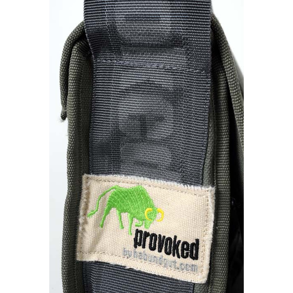HAB & GUT (E402V) Messenger Bag Mini-PROVOKED, aus Segeltuch mit Verschlusslasche oder Klettbandvers