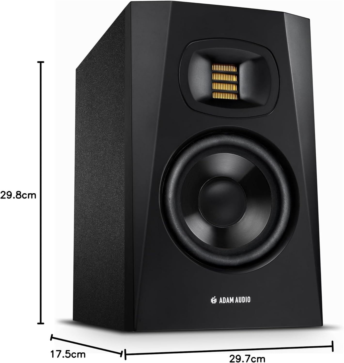 ADAM Audio 11102010 T5V aktiver Studiomonitor für Aufnahmen schwarz Woofer