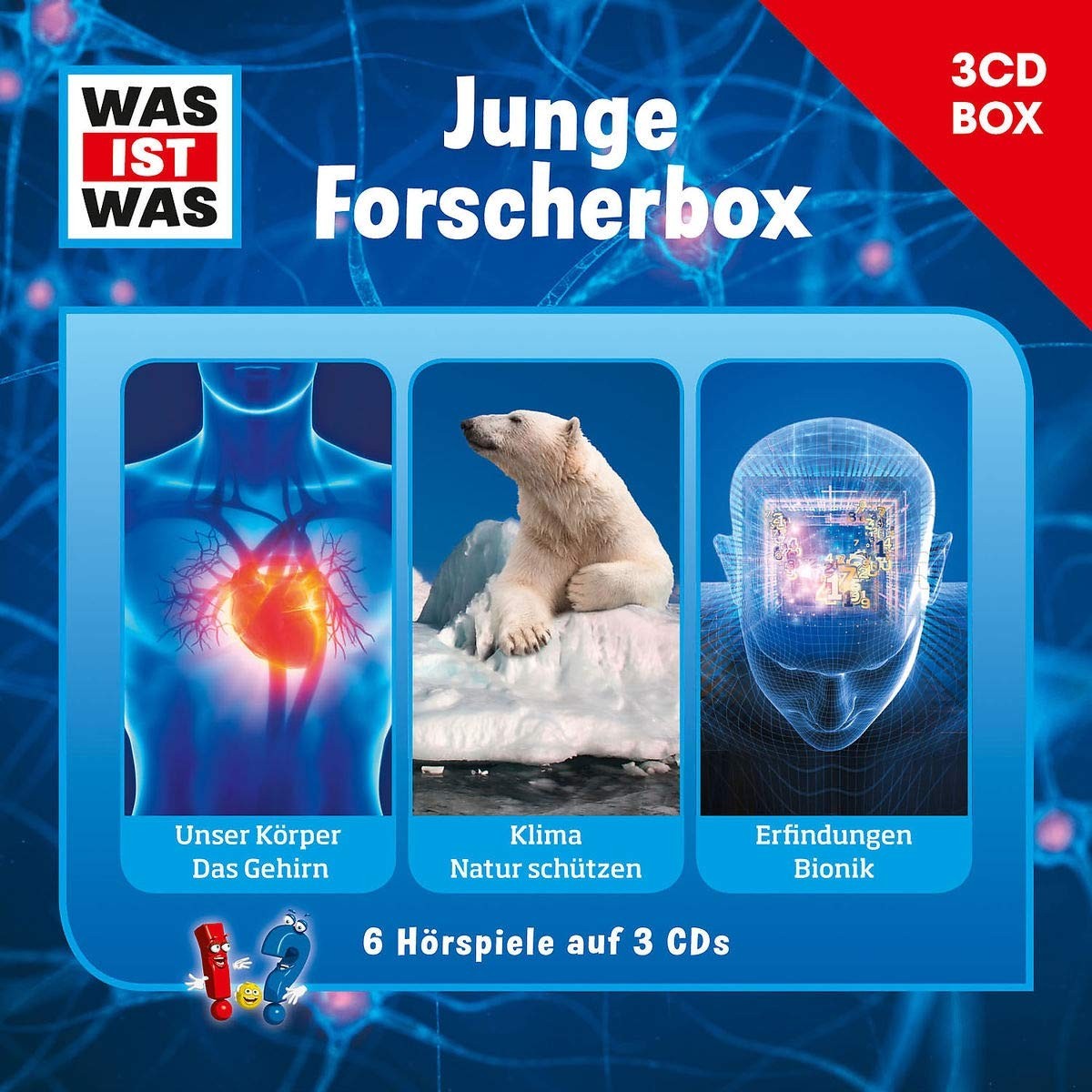 Tierforschung, Polarbär, Kopfforschung, Humanoider Geist, 3CD Box