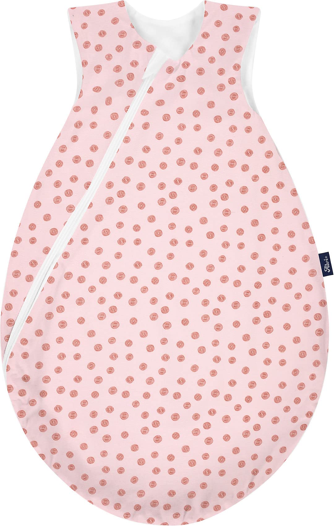 Alvi 428140402 Sommertraum Baby Schlafsack Organic Cotton Curly Dots 110cm