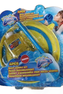 Bubble set, Face shield, Giant bubble kit, Bubble wand, Water toy