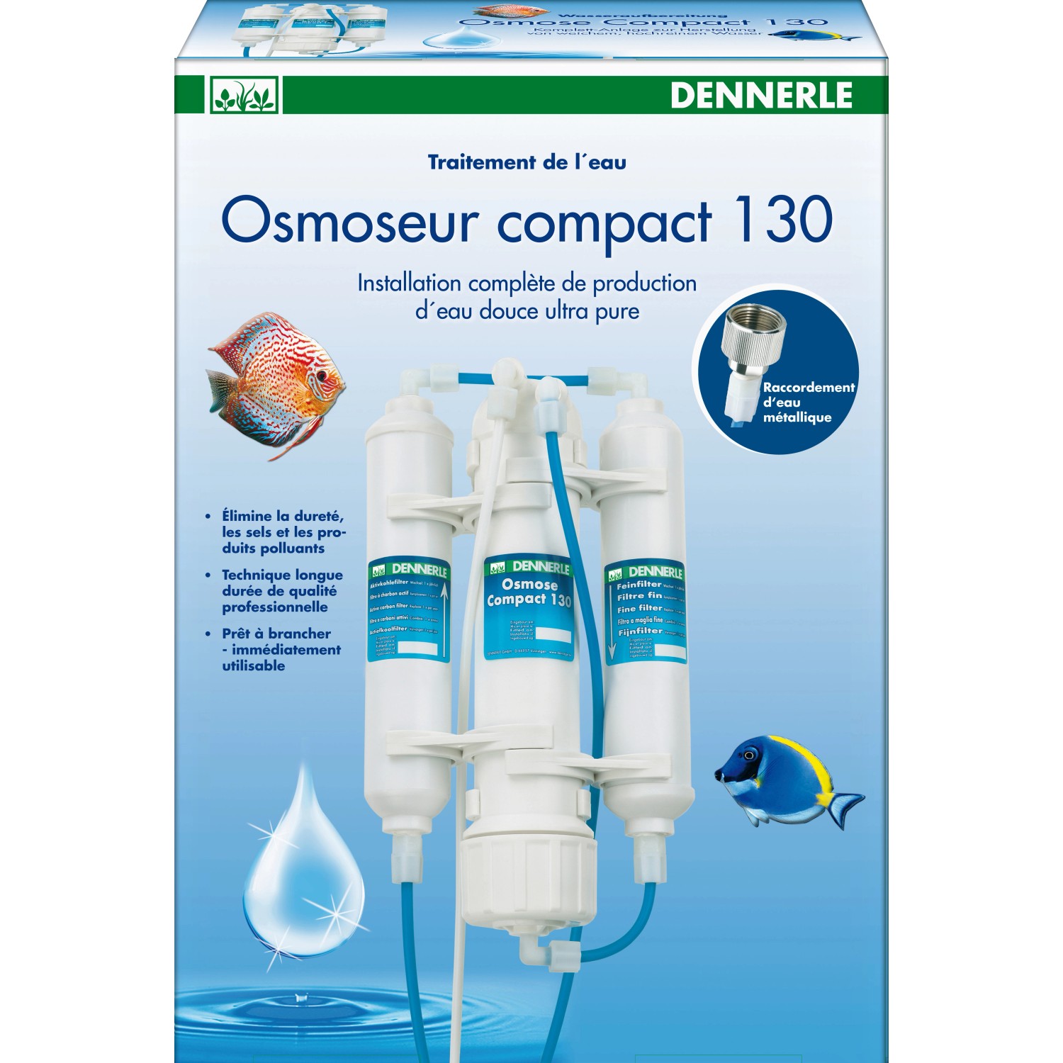 Dennerle Osmose Compact 130 Komplett Anlage zur Herstellung von hochreinem Wasser