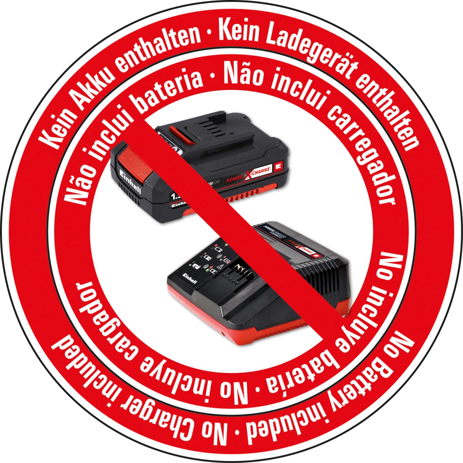 Einhell Power X Change Akku Fugenreiniger GC CC 18 Li Solo mit Akku und Ladegerät