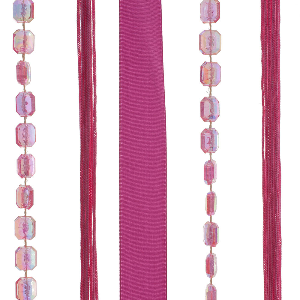 Türvorhang STOFFBÄNDER & PAILLETTEN, verschiedene Farben, Material: Kunststoff, Größe: 90 x 180 cm -