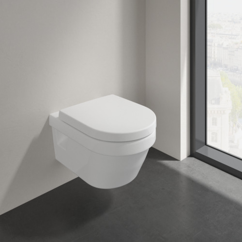 Villeroy & Boch 98M9C101 Architectura WC Sitz mit Absenkautomatik Weiß Alpin