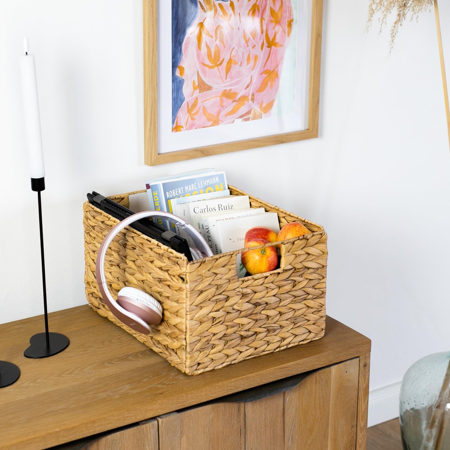 HMF Aufbewahrungskorb 2er Set L 36x28x20 cm