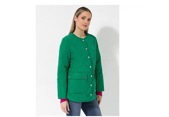 STEFFEN SCHRAUT Steppjacke grün Übergangsjacke Damenjacke Jacke Gr. 42