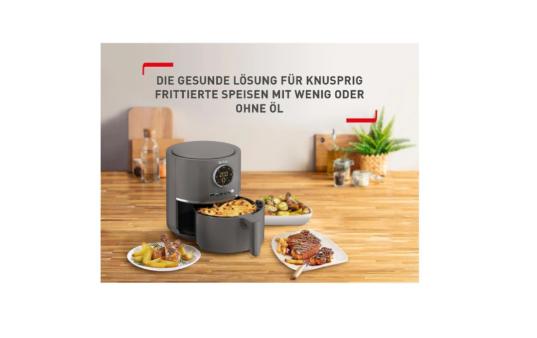 Fritteuse, Elektrische Fritteuse, Negativ Öl, Küchengerät, Grau