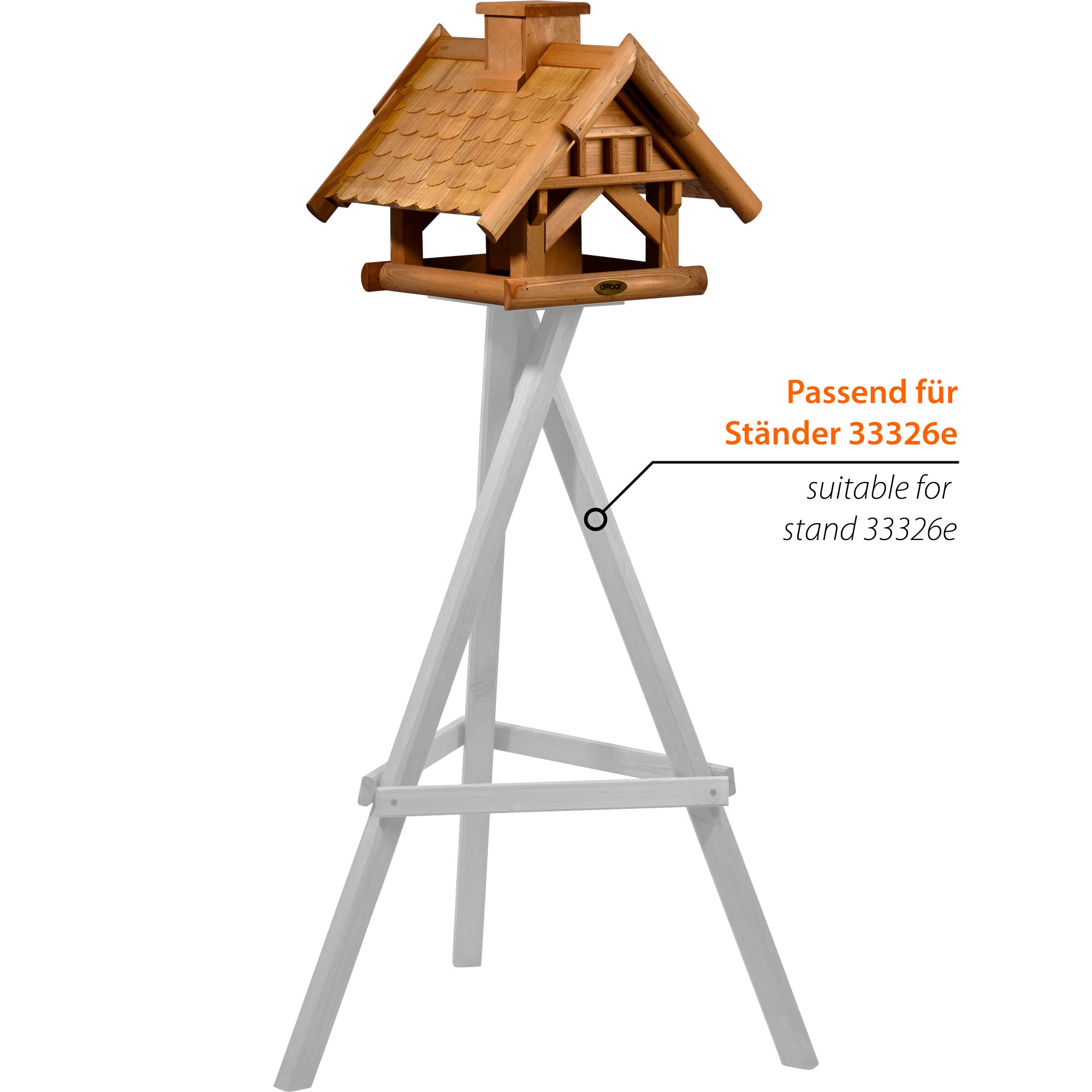 Dobar Vogelhaus Vogelvilla Vogelfutterhaus Futterhaus #D256