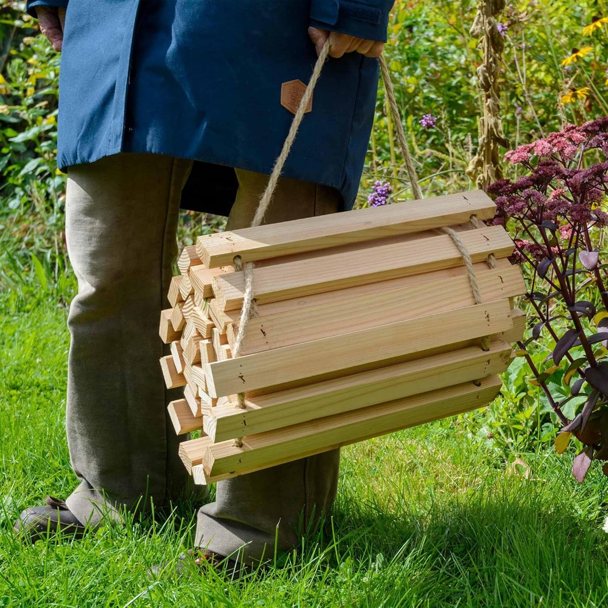 Holzlatten, Schwalbe, Schleppliege, Holzbalken, Gartenaccessoire