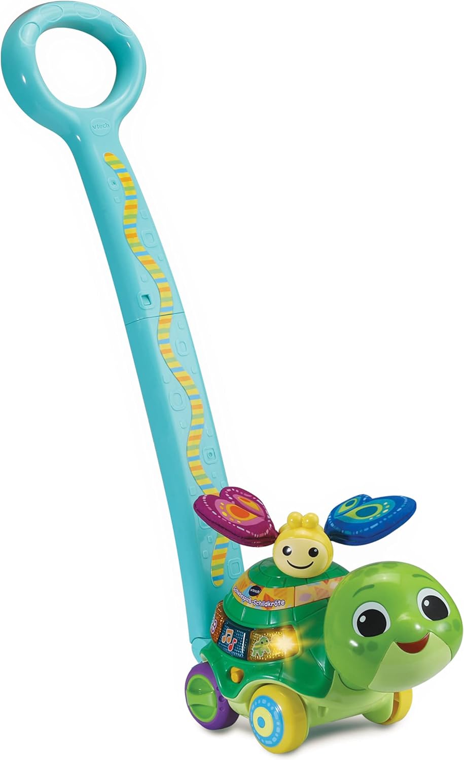 Vtech 80-547604 Schiebespaß Schildkröte Babyspielzeug Schiebetier Lernspielzeug Schiebespielzeug Schildkröte