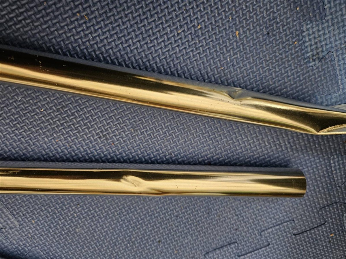 Edelstahl, Metallstange, polierte Röhre, Chrom, Hülse