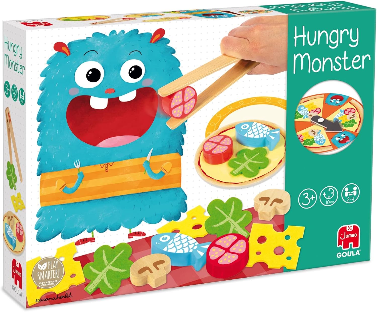 Jumbo Goula Hungriges Monster 53172 Kinderspiel Familienspiel Kinder Spiel