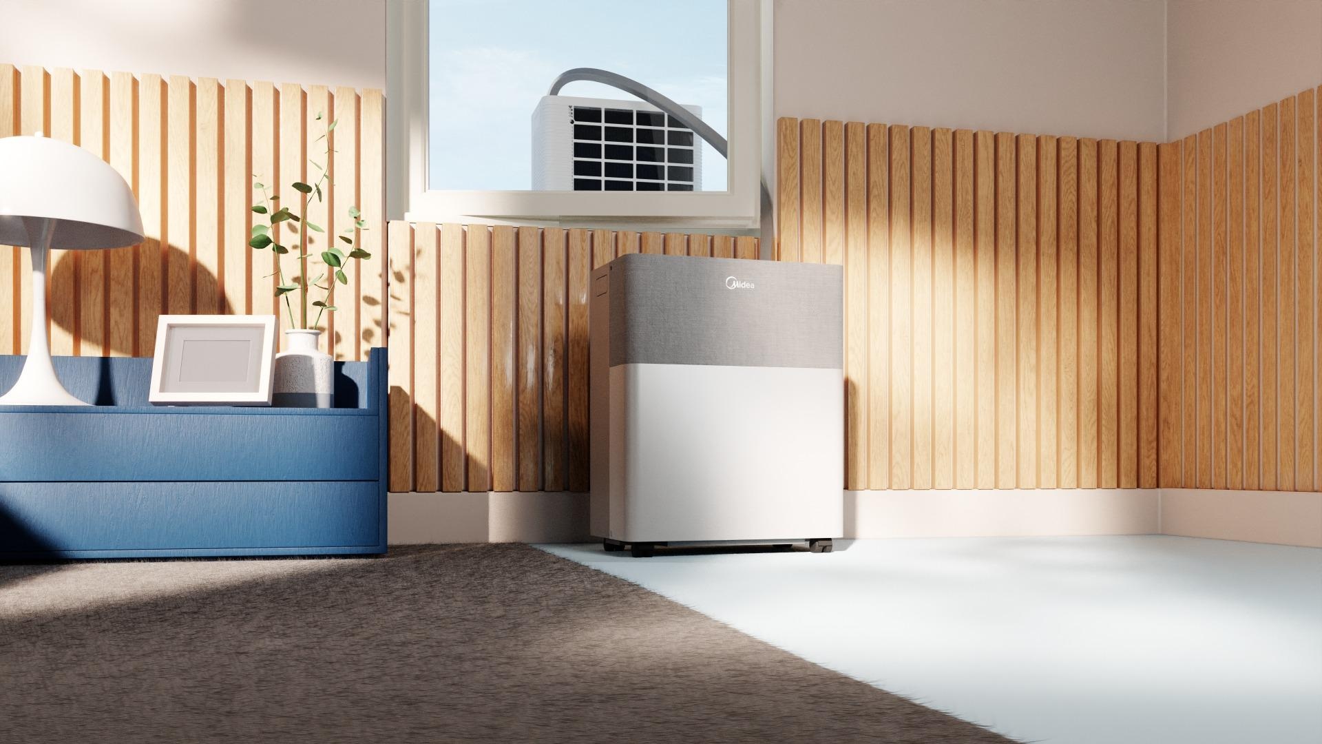 MIDEA PortaSplit Mobiles Klimagerät 3,5 kW R32 MMCS 12HRN8 QRD0