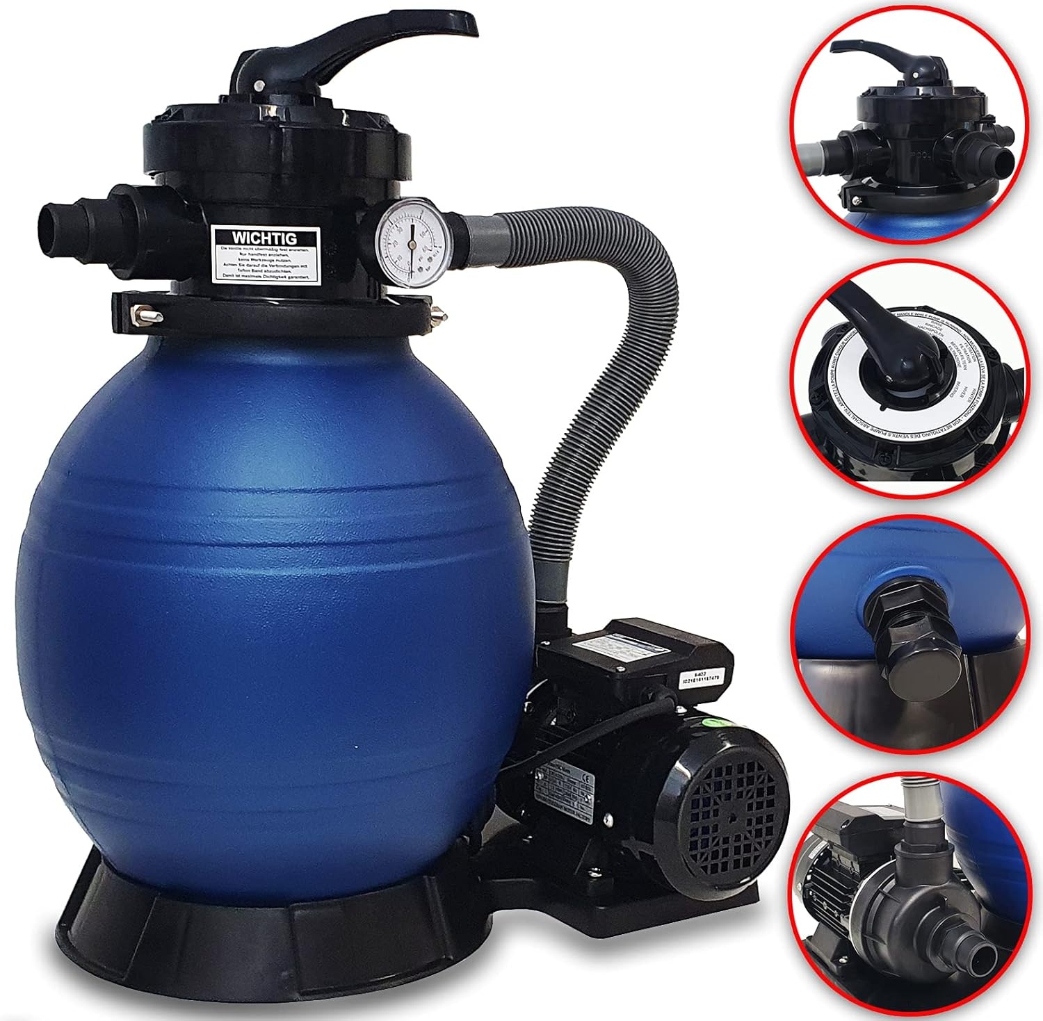 DMS ?SFA 01 Sandfilter Sandfilteranlage Sandfilter System Poolfilter