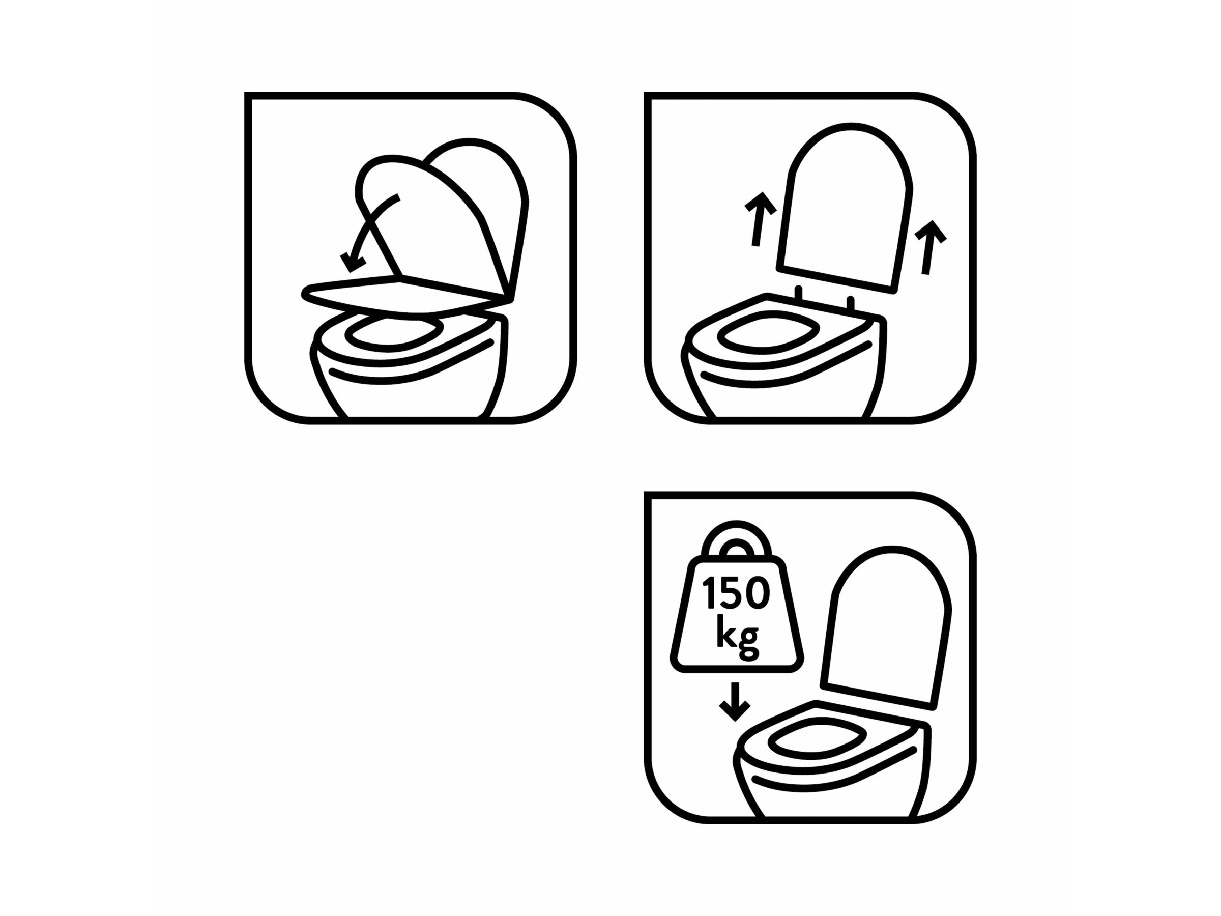 baliv WC Sitz Tonda mit Absenkautomatik MDF Holzkern Grau