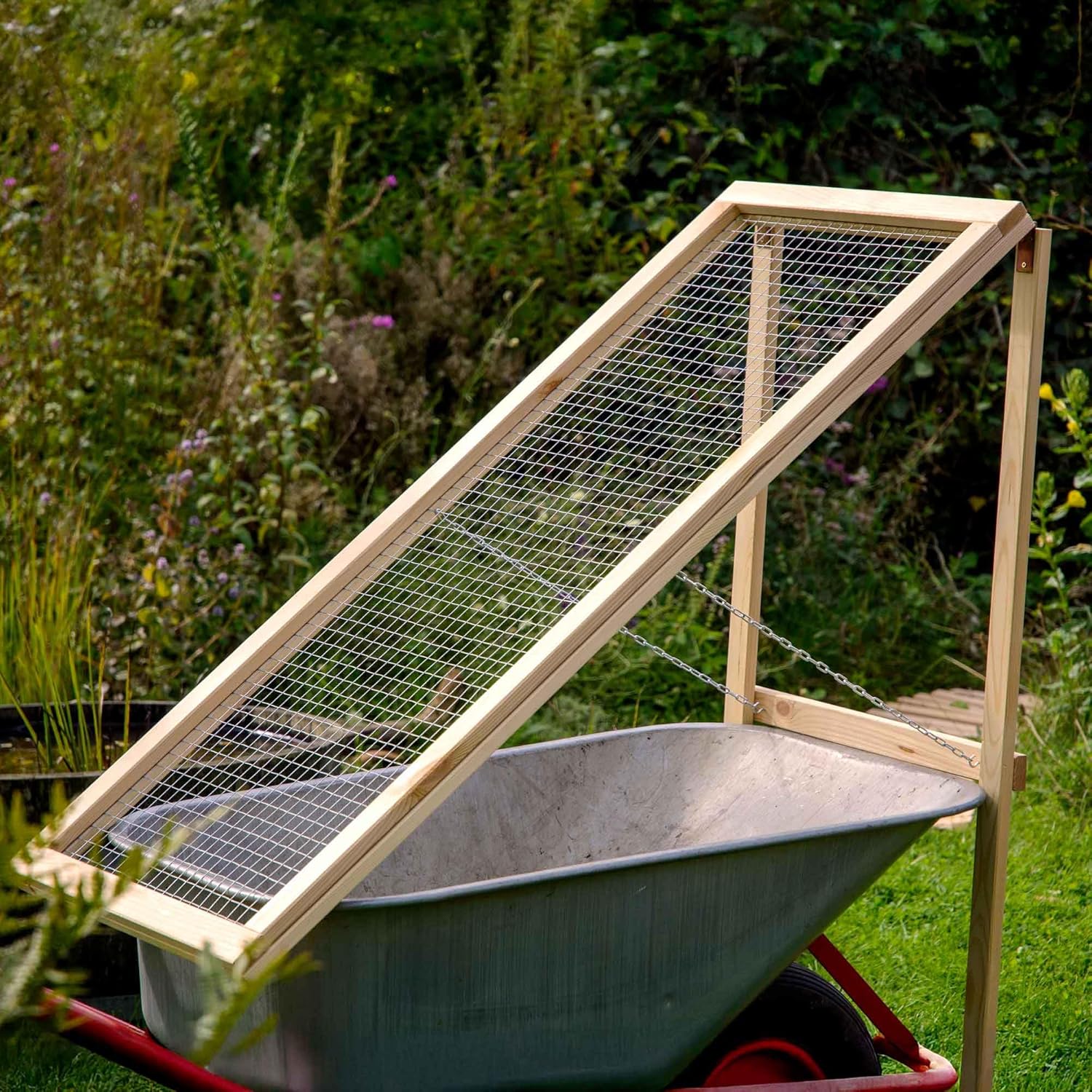 dobar Green Label Kompostsieb stehend Gartensieb Durchwurfsieb