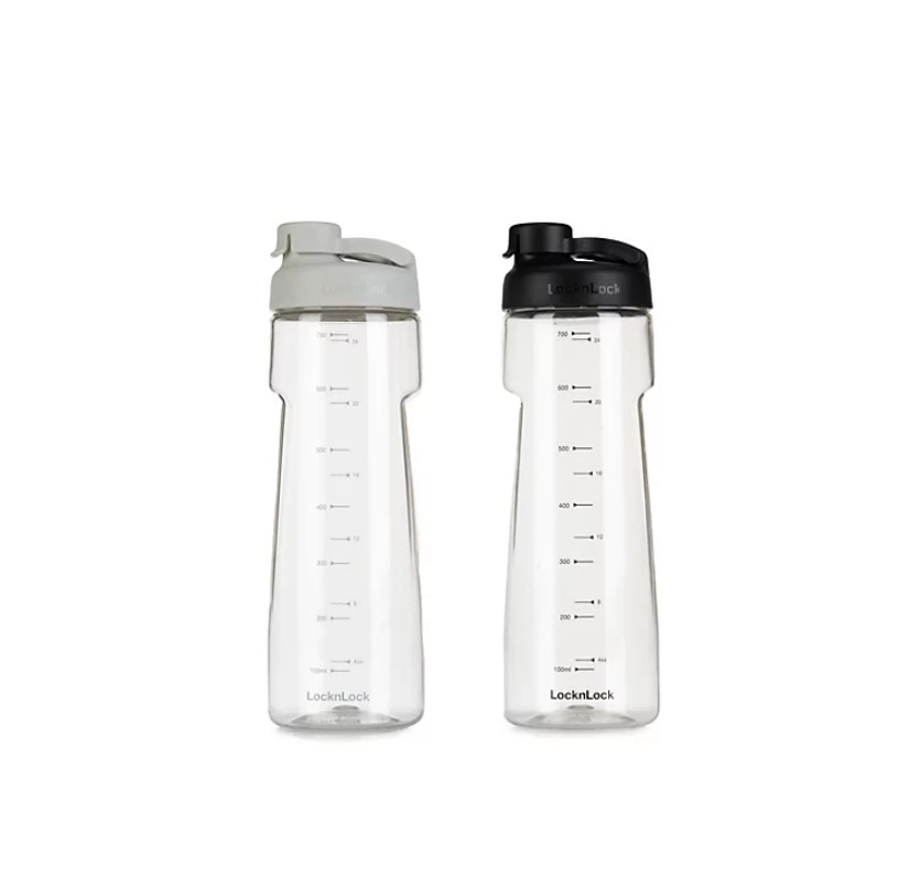 trinkflasche, wasserglas, messskala, locknlock, kohlenschlank, capsule