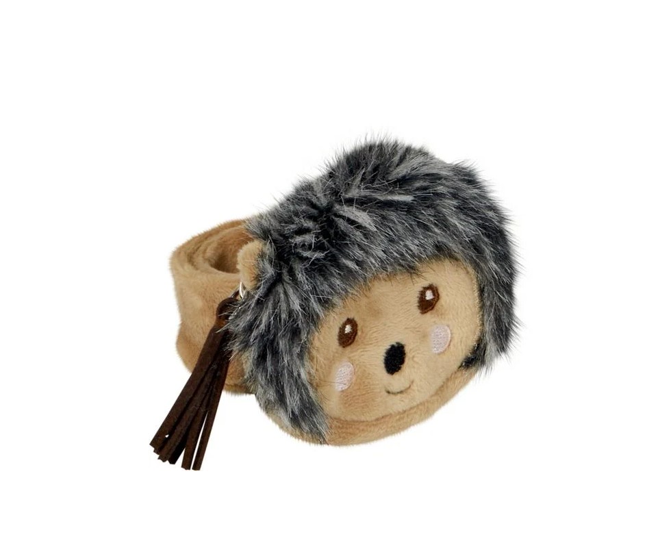 Schnapparmband mit Fach Wintertier Igel Armband
