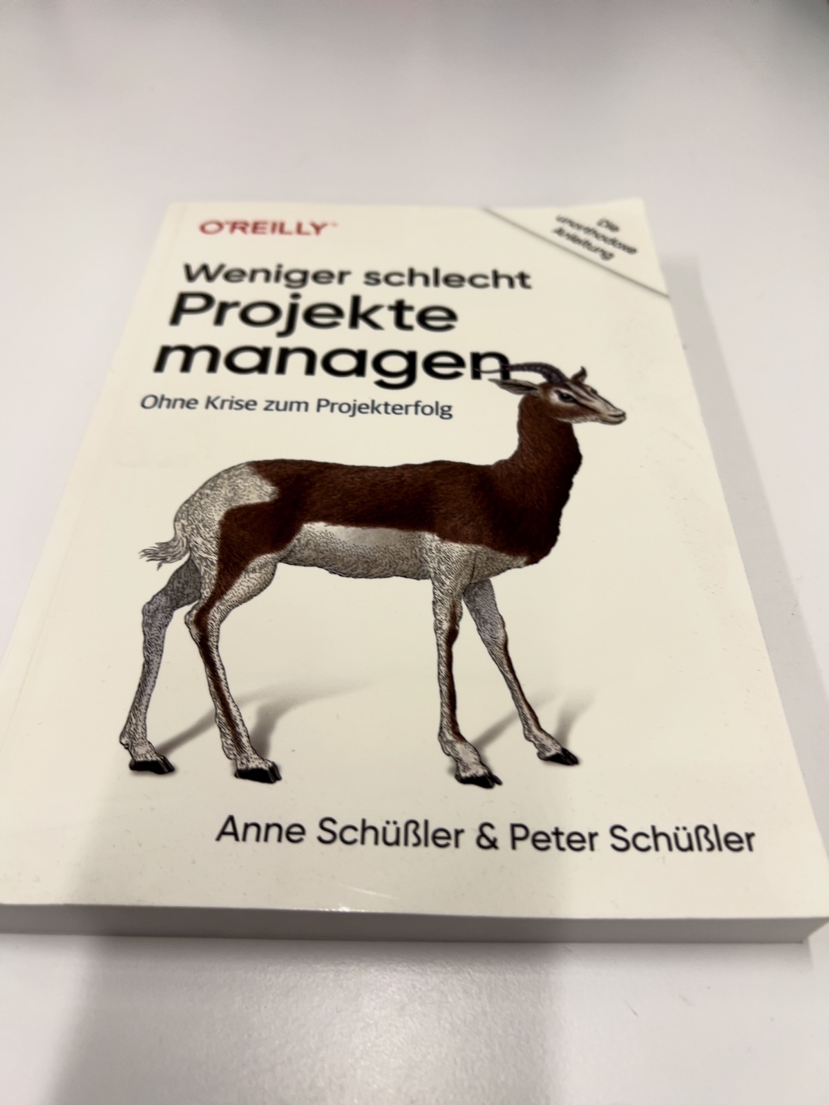 Buch, Projektmanagement, Anleitung, Hirschillustration, O'Reilly