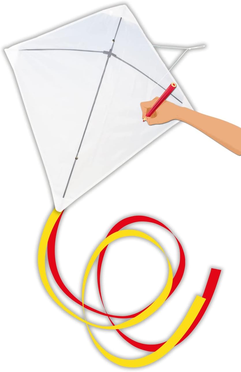 Paul Günther 1242 Kinderdrachen Paint Your Kite Drachen zum Bemalen