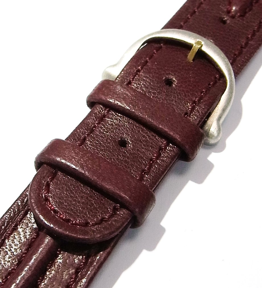Maurice Lacroix Uhrenbänder Schwarz Lederband rot 18mm